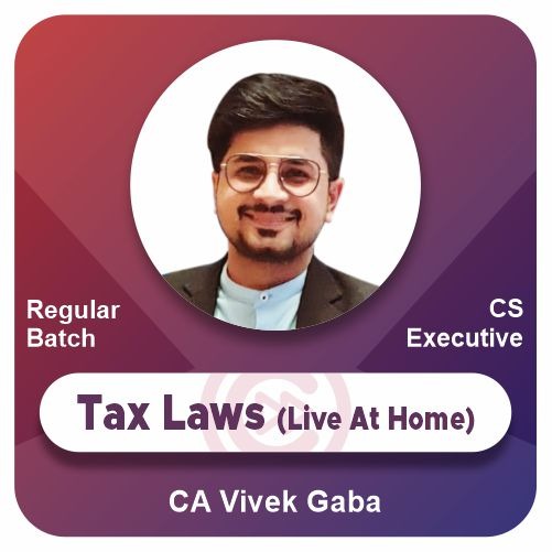 Tax Laws Last Batch Recording (New Syllabus)