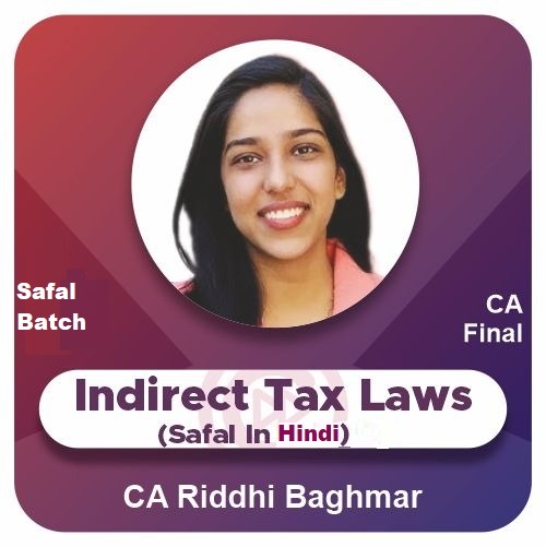 Indirect Tax Laws Safal (Hindi)