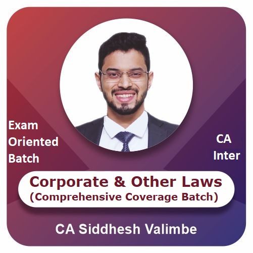 Corporate & Other Laws (Comprehensive Coverage Exam-Oriented Batch)