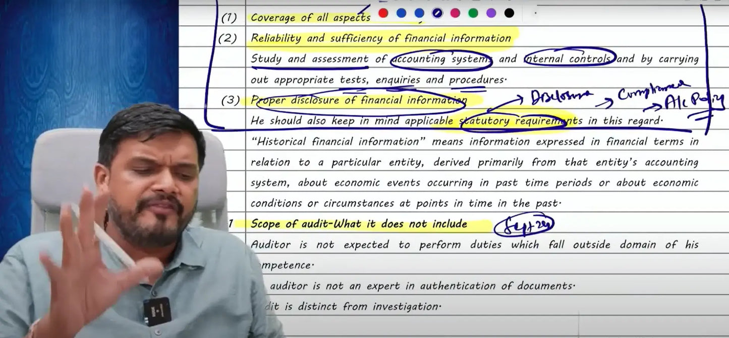 CA Inter Auditing and Ethics Hindi Regular Batch by CA CS Amit Tated Conferenza