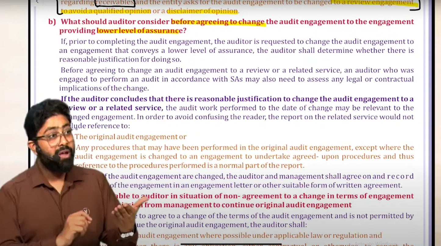 CA Inter Auditing and Ethics Hindi Fast Track Batch by CA Kapil Goyal Conferenza