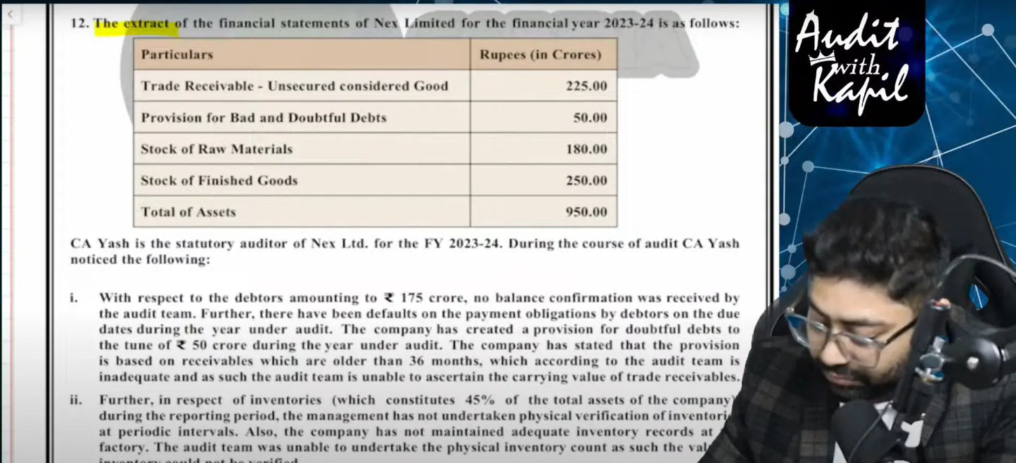 CA Final Audit Hindi Regular Batch by CA Kapil Goyal Conferenza