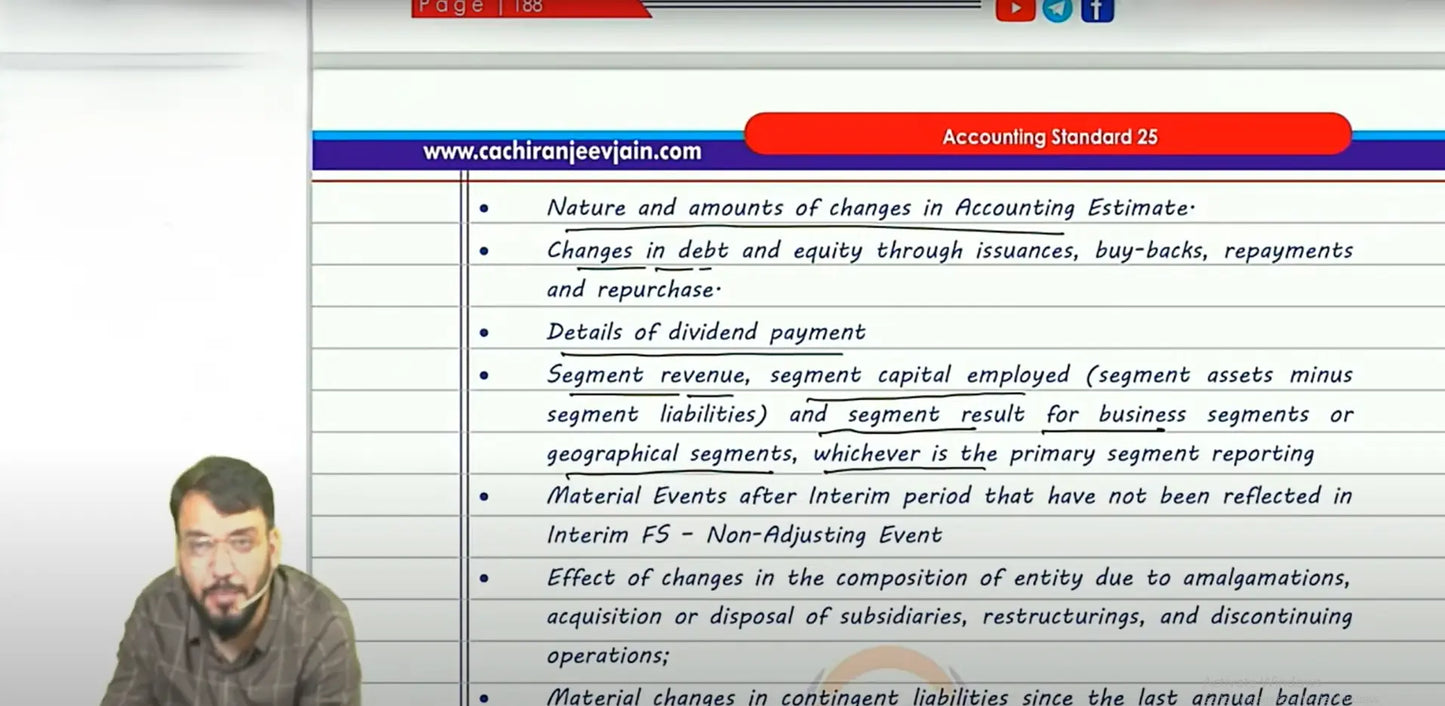 CA Inter Advanced Accounts English Regular Batch By CA Chiranjeev Jain Conferenza
