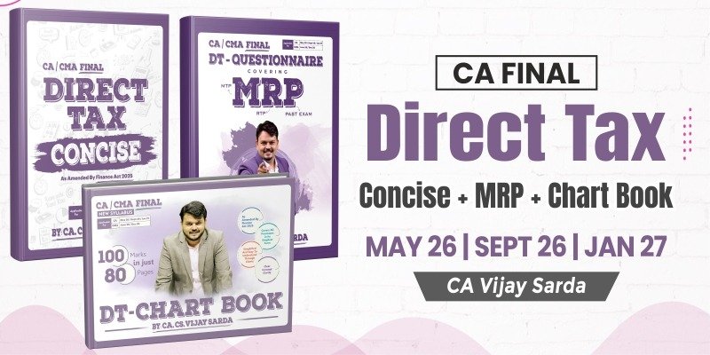 CA Final Direct Tax Books Set by CA Vijay Sarda Ekatvam Academy
