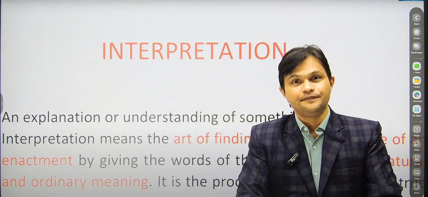 CS Executive Jurisprudence, Interpretation & General Laws Hindi Regular Batch by CS Vikas Paliwal Conferenza