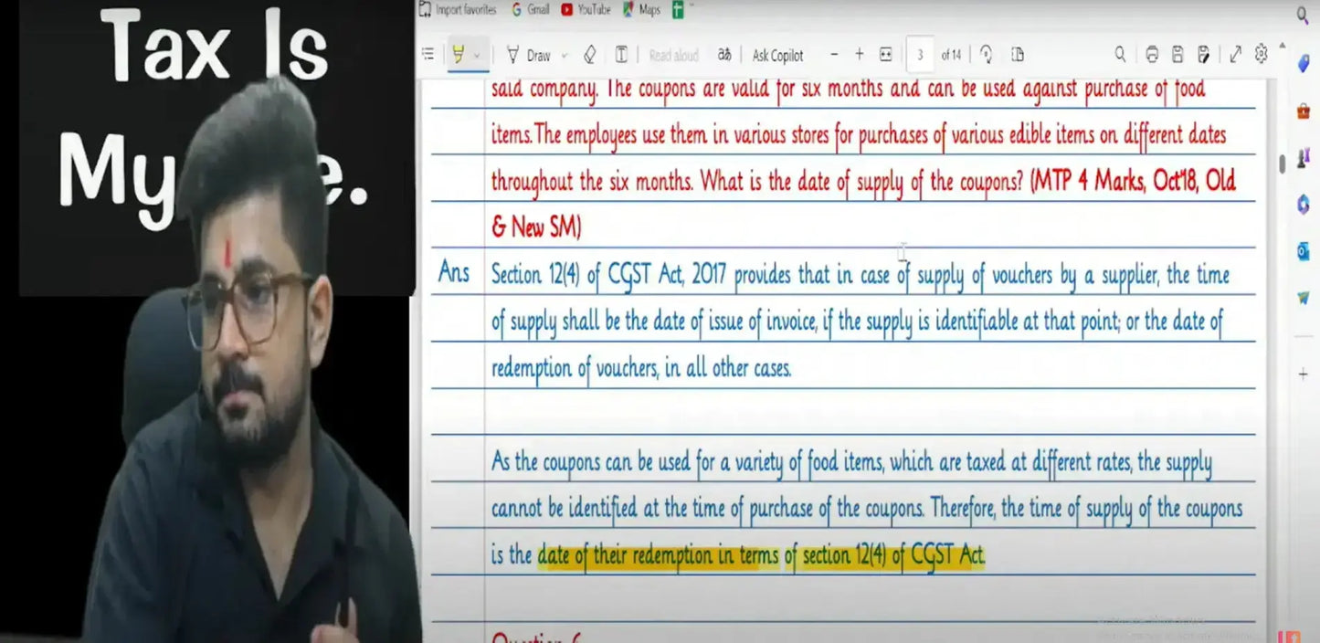 CA Inter Taxation Hindi Regular Batch by CA Vivek Gaba Conferenza