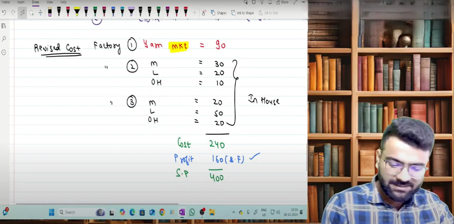 CA Inter Cost and Management Accounting Hindi Regular Batch by CA Divyank Gyanchandani Conferenza
