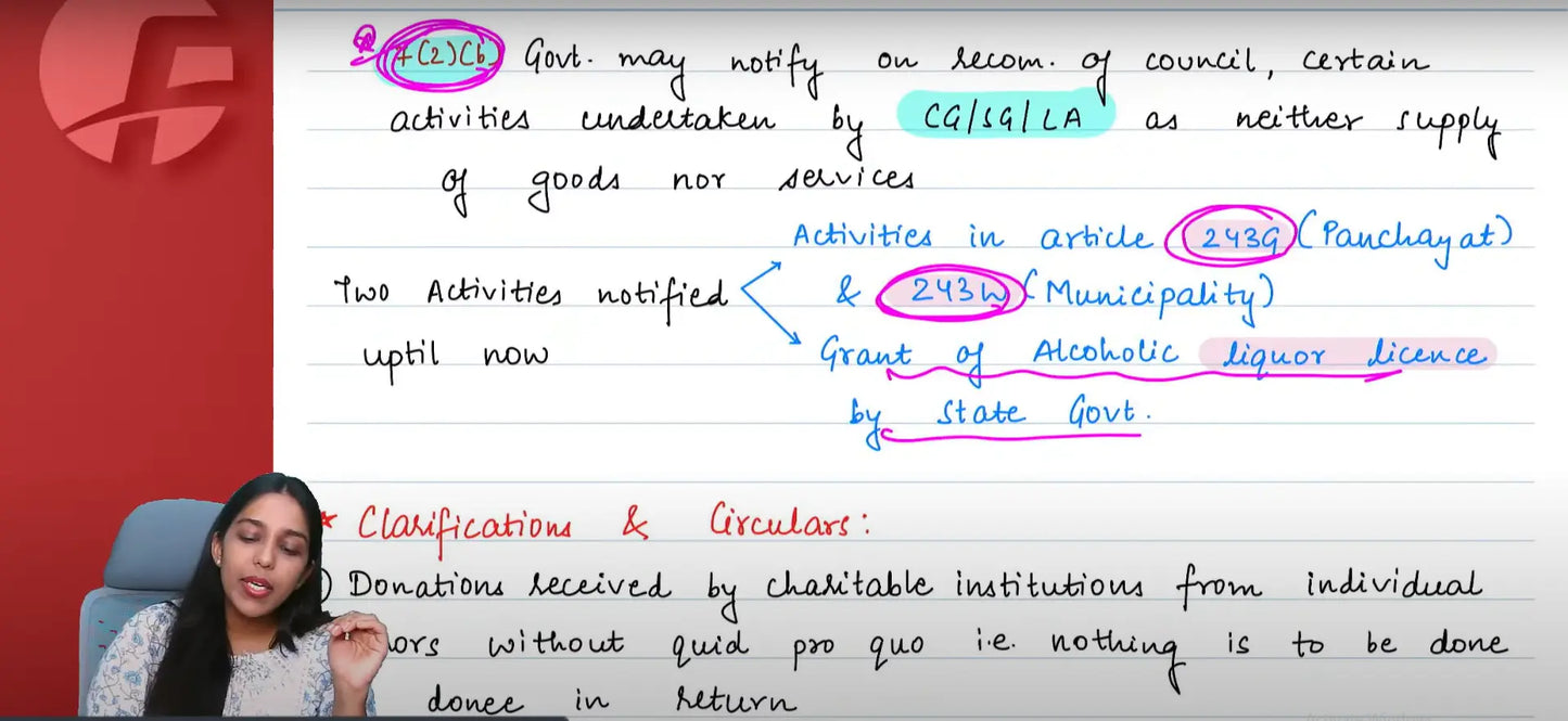 CA Final Indirect Tax Hindi Safal Regular Batch by CA Riddhi Baghmar Conferenza
