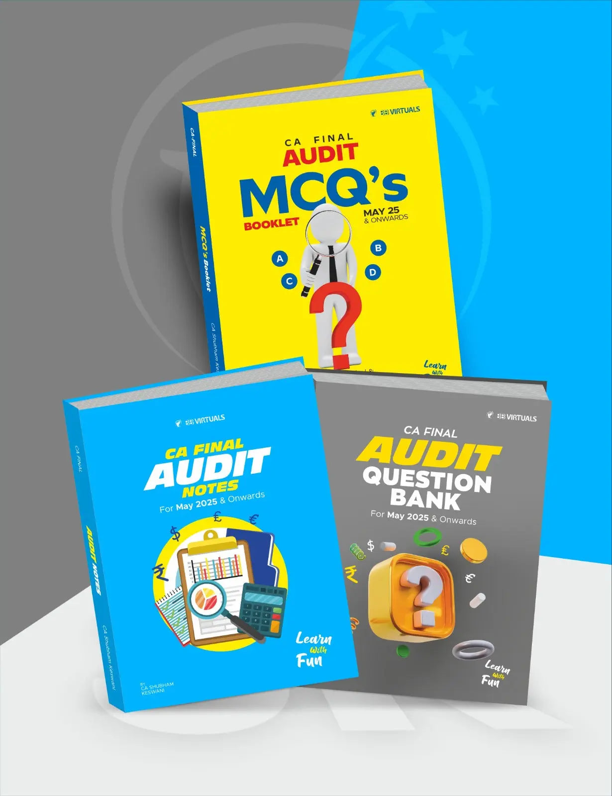 CA Final Financial Reporting and Audit English Regular Combo by CA Aakash Kandoi and CA Shubham Keswani Conferenza