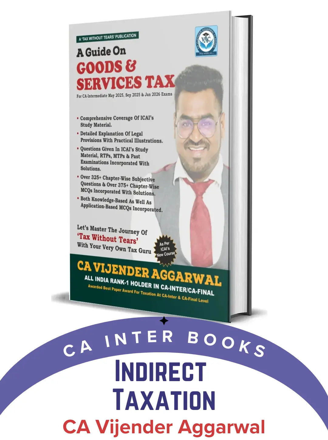 CA Inter GST Guide (Including Question Bank) Book By CA Vijender Aggarwal