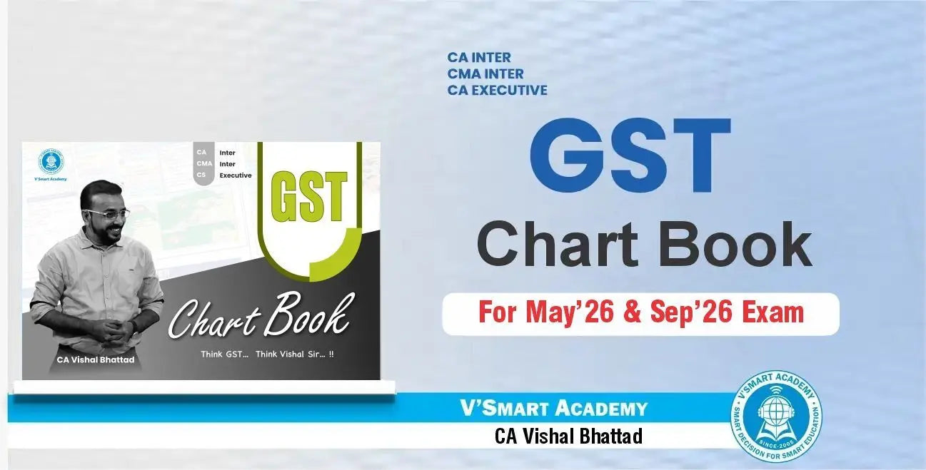 CA CS CMA Inter GST Chart Book by CA Vishal Bhattad Conferenza
