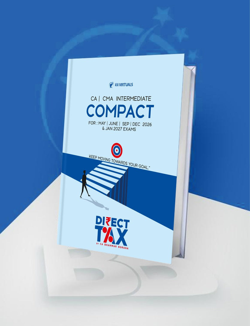 CA/CMA Inter Compact A Handwritten Book Direct Tax by CA Bhanwar Borana Conferenza