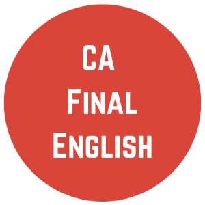 CA Final English