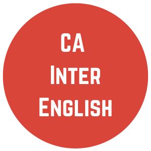 CA Inter English