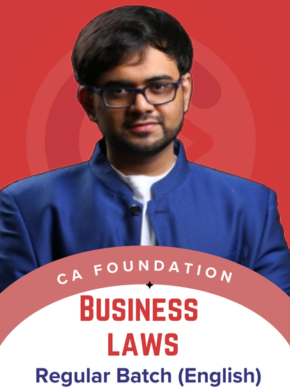 CA Foundation Business Laws English Regular Batch by CA Punarvas Jayakumar