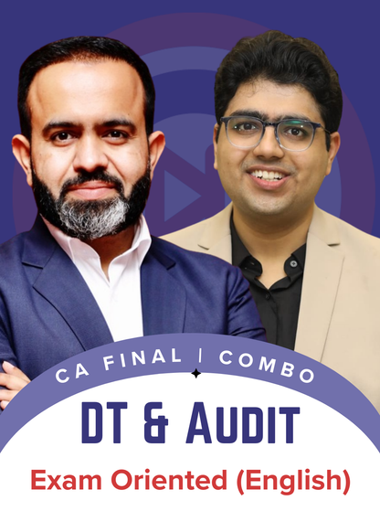 CA Final Audit and Direct Tax English Exam Oriented Batch Combo by CA Shubham Keswani and CA Bhanwar Borana