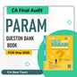 CA Final Audit Param Question Bank Book by CA Ravi Taori Conferenza
