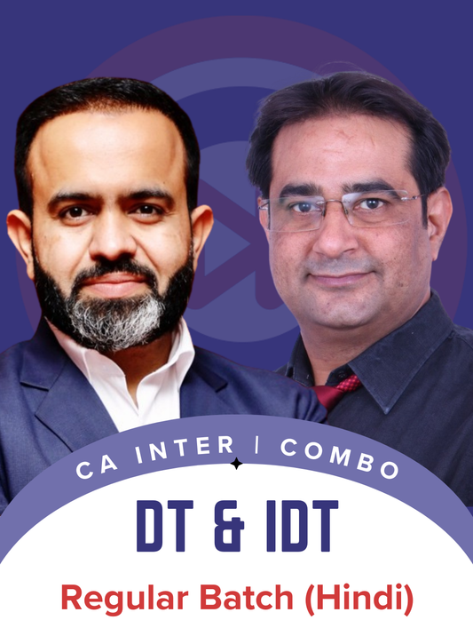 CA Inter DT and IDT Hindi Regular Batch Combo by CA Bhanwar Borana and CA Raj Kumar