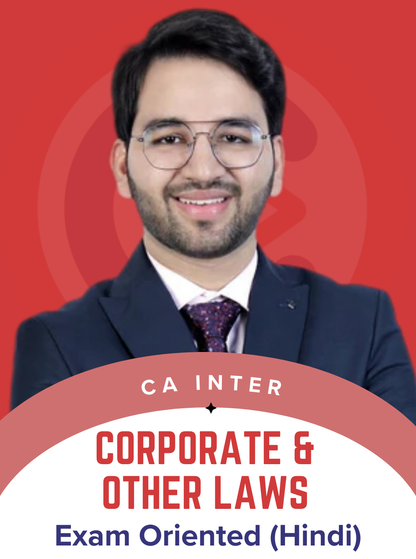 CA Inter Corporate and Other Laws Hindi Exam Oriented Fast Track Batch By CA Shubham Singhal