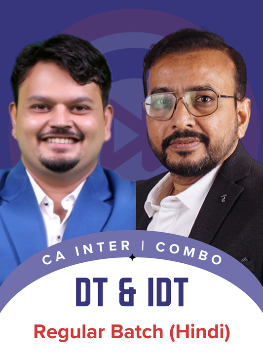 CA Inter DT and IDT Hindi Regular Batch Combo by CA Vijay Sarda and CA Vishal Bhattad