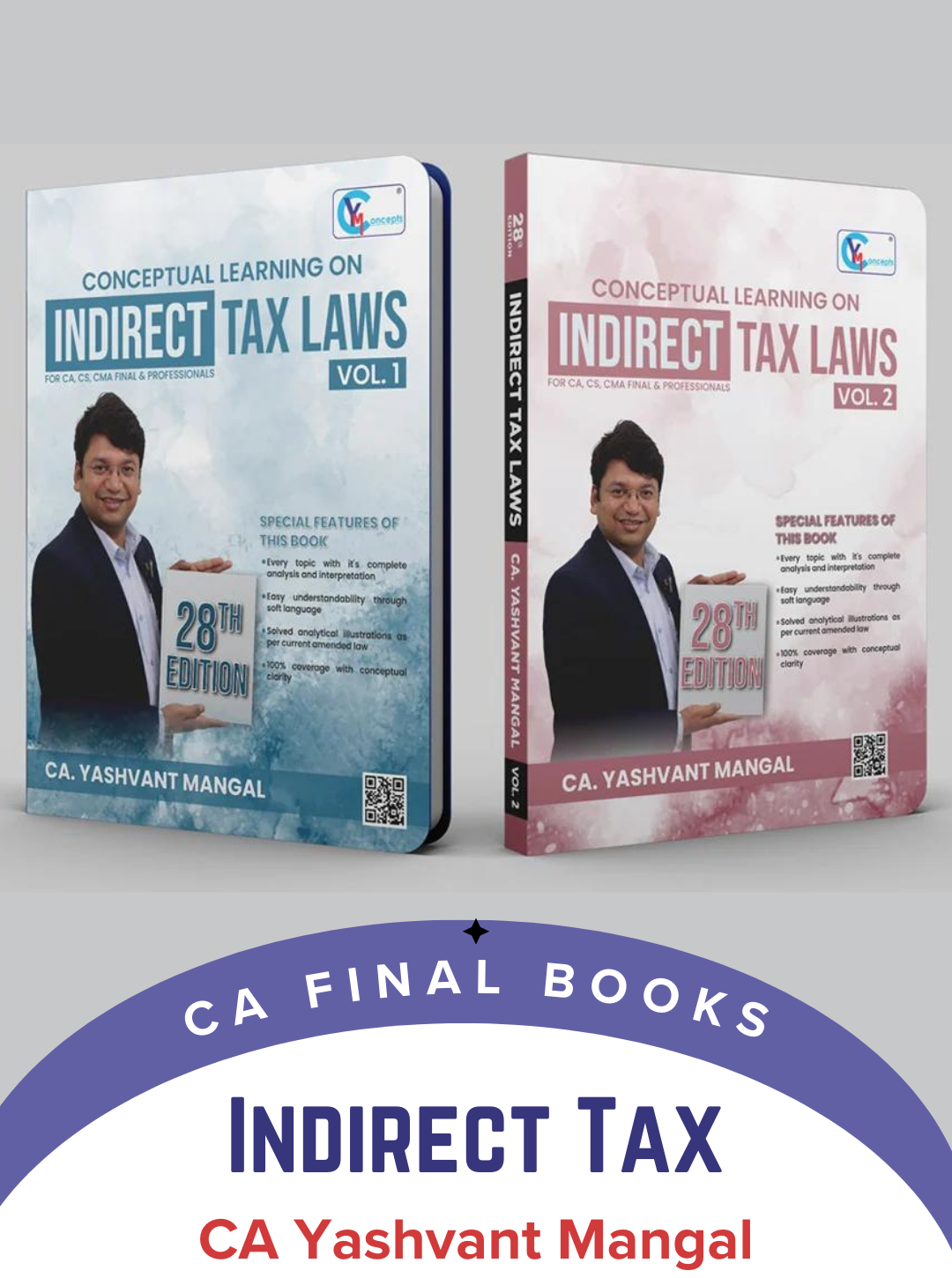 CA Final Indirect Tax Laws Main Books By CA Yashvant Mangal