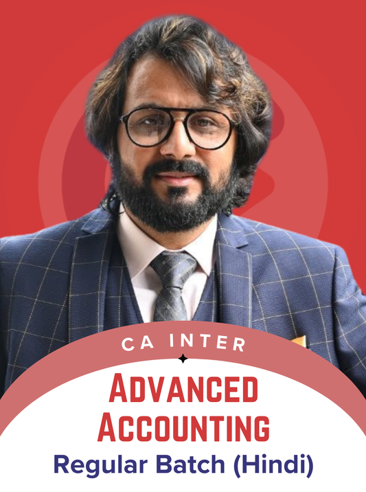 CA Inter Advanced Accounting Hindi Regular Batch by CA Anand Bhangariya