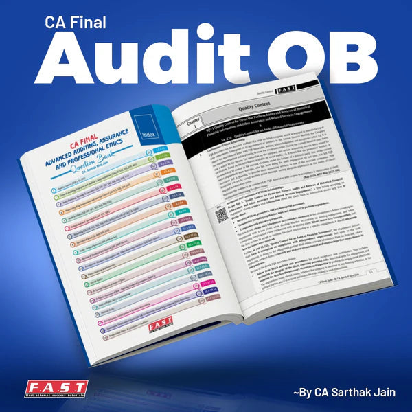 CA Final Audit Books CA Sarthak Jain FAST Education