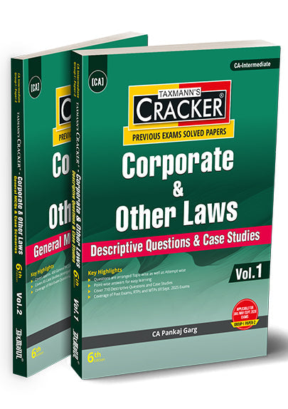 Taxmann's Corporate & Other Laws (Law) | CRACKER by Pankaj Garg Taxmann