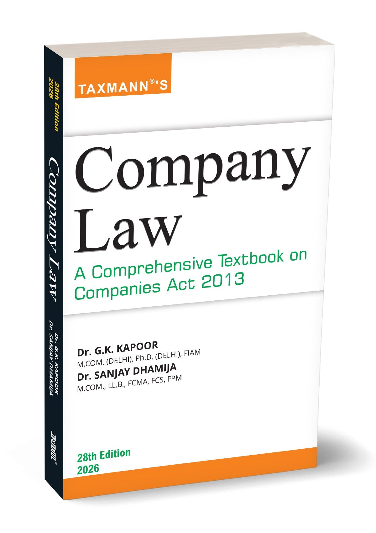 Taxmann's Company Law by G.K. Kapoor, Sanjay Dhamija Taxmann