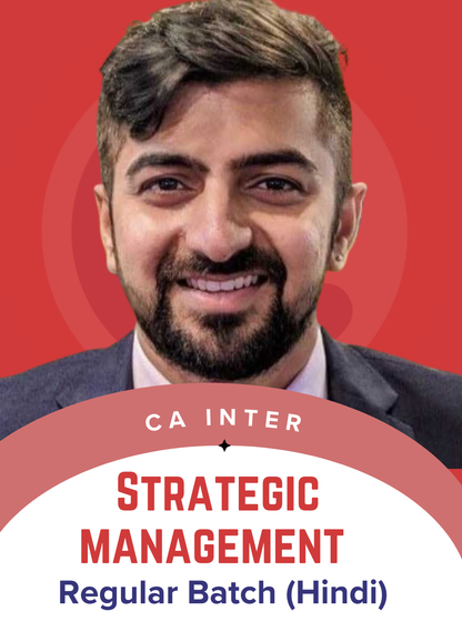 CA Inter Strategic Management Hindi Regular Batch by CA Neeraj Arora