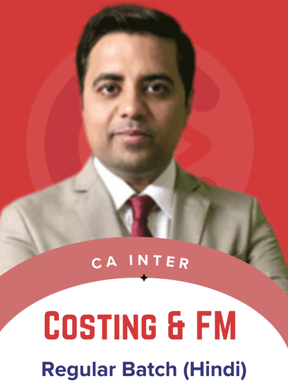 CA Inter Costing and FM Hindi Regular Batch Combo by CA Nitin Guru