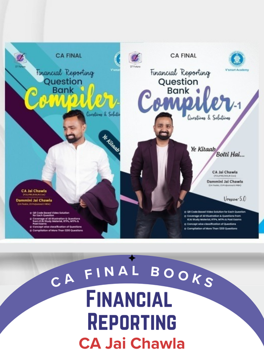 CA Final Financial Reporting Book QR Code Question Bank Compiler Version 5.0 By CA Jai Chawla