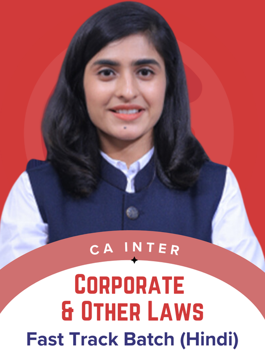 CA Inter Corporate and other law Fast Track Batch by CA Deepika Rathi