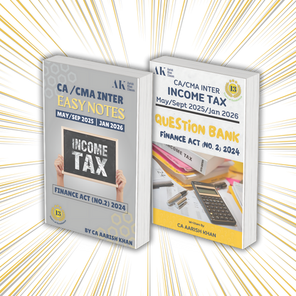 CA Inter Income Tax Hindi Regular Batch by CA Aarish Khan