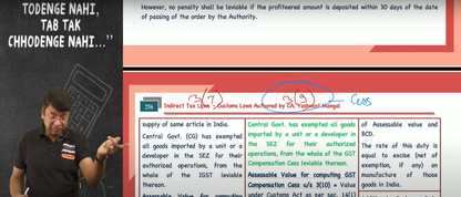 CMA Final Indirect Tax Hindi Regular Batch By CA Yashvant Mangal