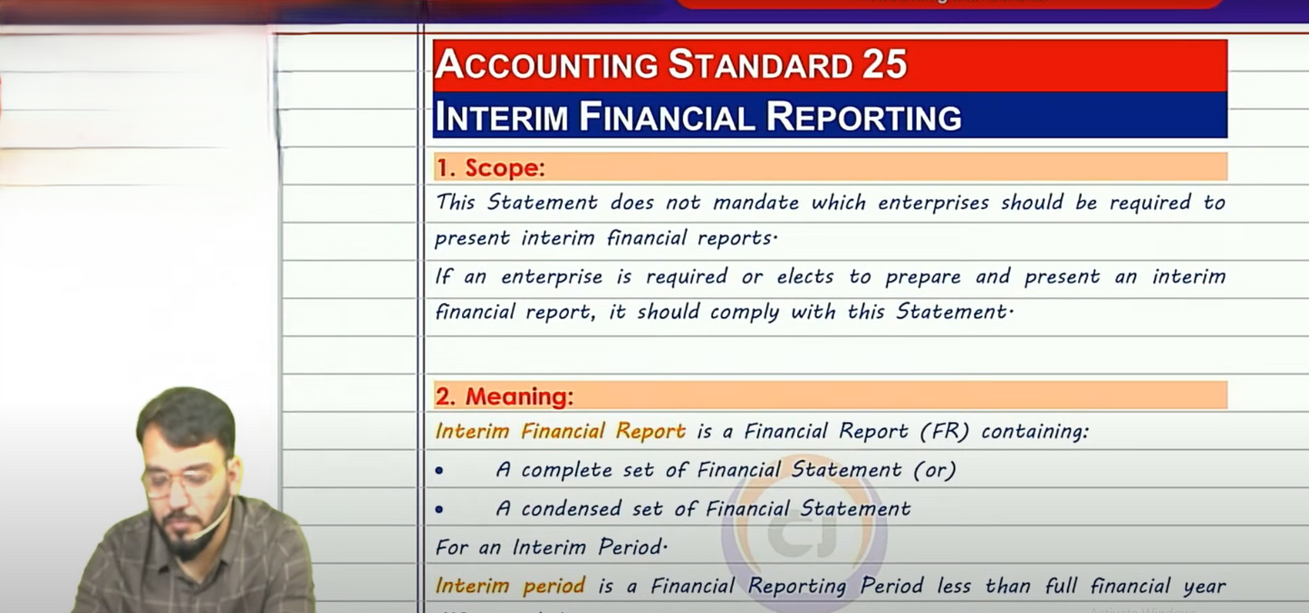 CA Inter Advanced Accounts English Regular Batch By CA Chiranjeev Jain