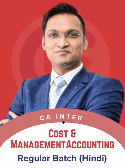 CA Inter Cost and Management Accounting Hindi Regular Batch by CA CS Anshul Agrawal