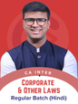 CA Inter Corporate and Other Law Hindi Regular Batch by CA Indresh Gandhi