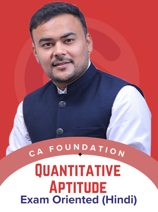 CA Foundation Quantitative Aptitude Hindi Exam Oriented Batch by CA Pranav Popat