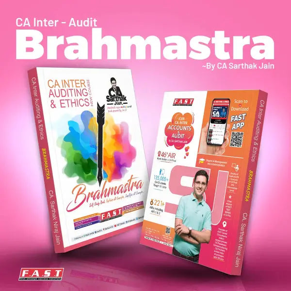 CA Inter Audit Books CA Sarthak Jain FAST Education