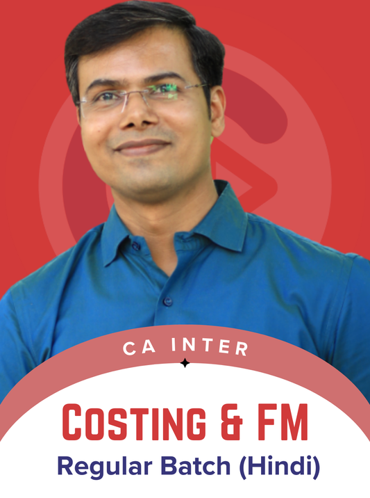 CA Inter FinancialCA Inter Costing and FM Hindi Regular Batch By CA Praveen Khatod