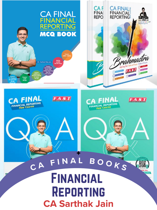 CA Final Financial Reporting  Books By CA Sarthak Jain