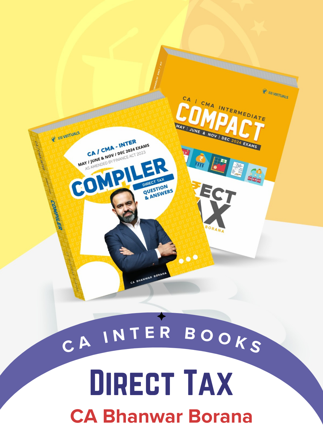 CA/CMA Inter Direct Tax Compact & Q/A Compiler by CA Bhanwar Borana For Sep 2024