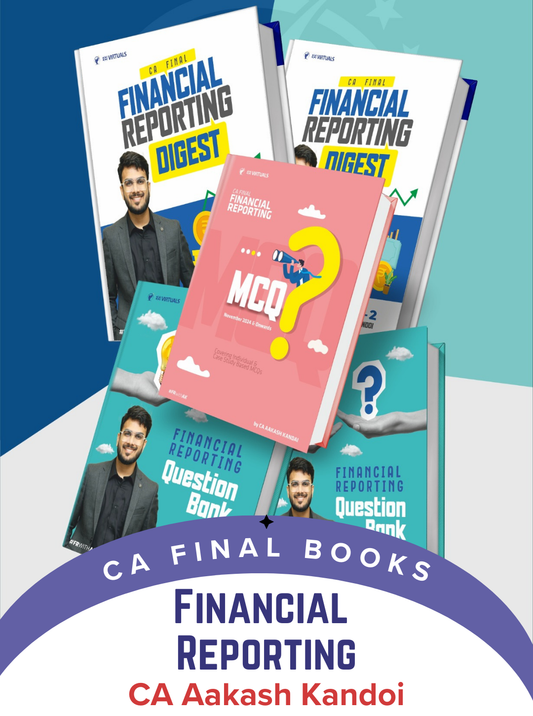 CA Final Financial Reporting Digest Concept Book & Question Bank with MCQs By CA Aakash Kandoi