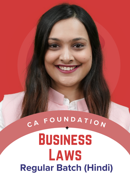 CA Foundation Business Laws Hindi Regular Batch by CA Ankita Patni 