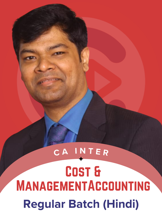 CA Inter Cost and Management Accounting Hindi Regular Batch by CA Ranjan Periwal