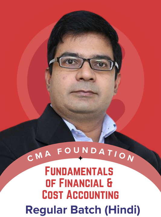 CMA Foundation Fundamentals of Financial and Cost Accounting Regular Batch by CA CMA Santosh Kumar