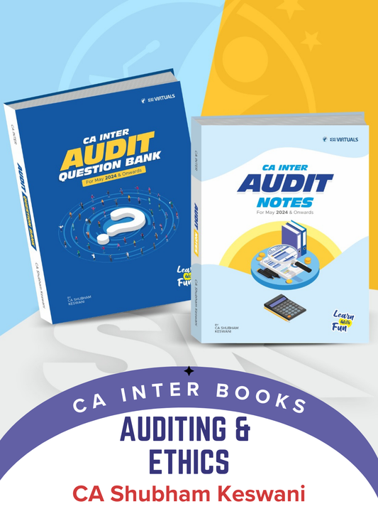 CA Inter Combo Audit Notes and Question Bank by CA Shubham Keswani For Sep 2024 & Jan 2025