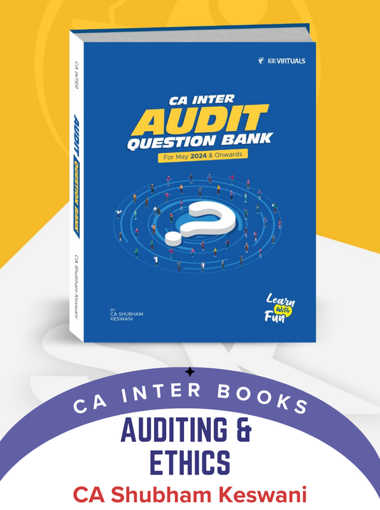 CA Inter Audit Question Bank by CA Shubham Keswani For Sep 2024 & Jan 2025