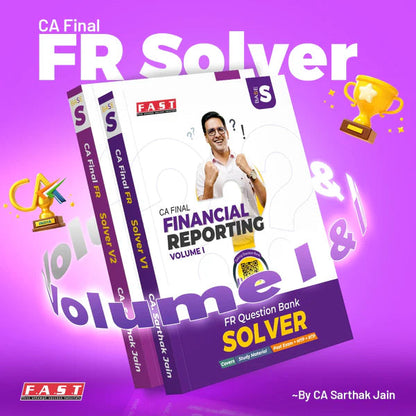 CA Final FR Books by CA Sarthak Jain FAST Education